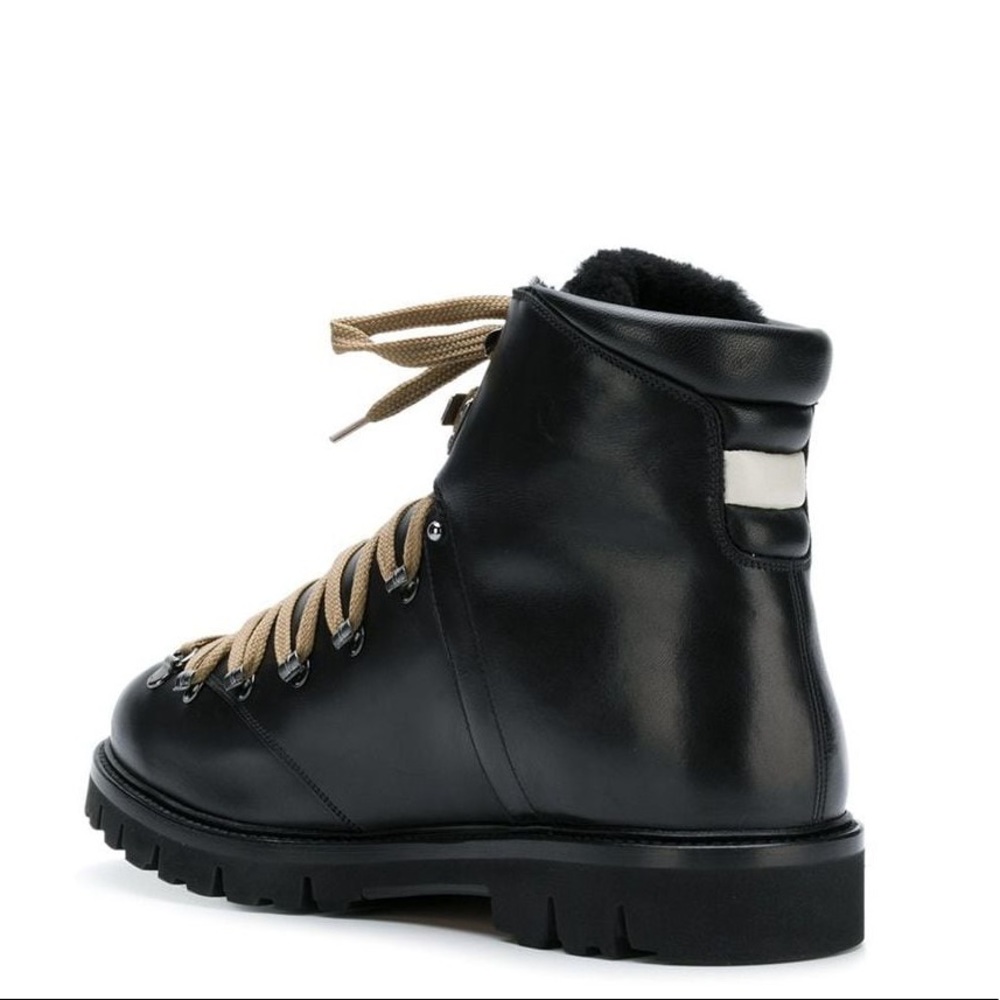 🚫SOLD🚫 Bally Chack Real Fur Lace-Up Leather - Picture 2 of 4